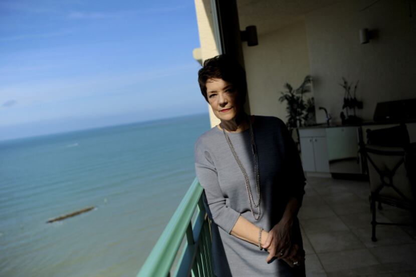 Novelist Sue Monk Kidd, author of "The Invention of Wings," at her home on Marco Island,...
