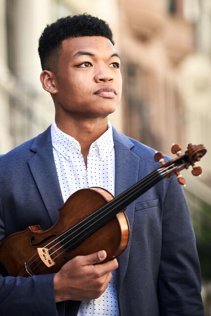 American violinist Randall Goosby will play Mozart’s Violin Concerto No. 5 with the Fort...
