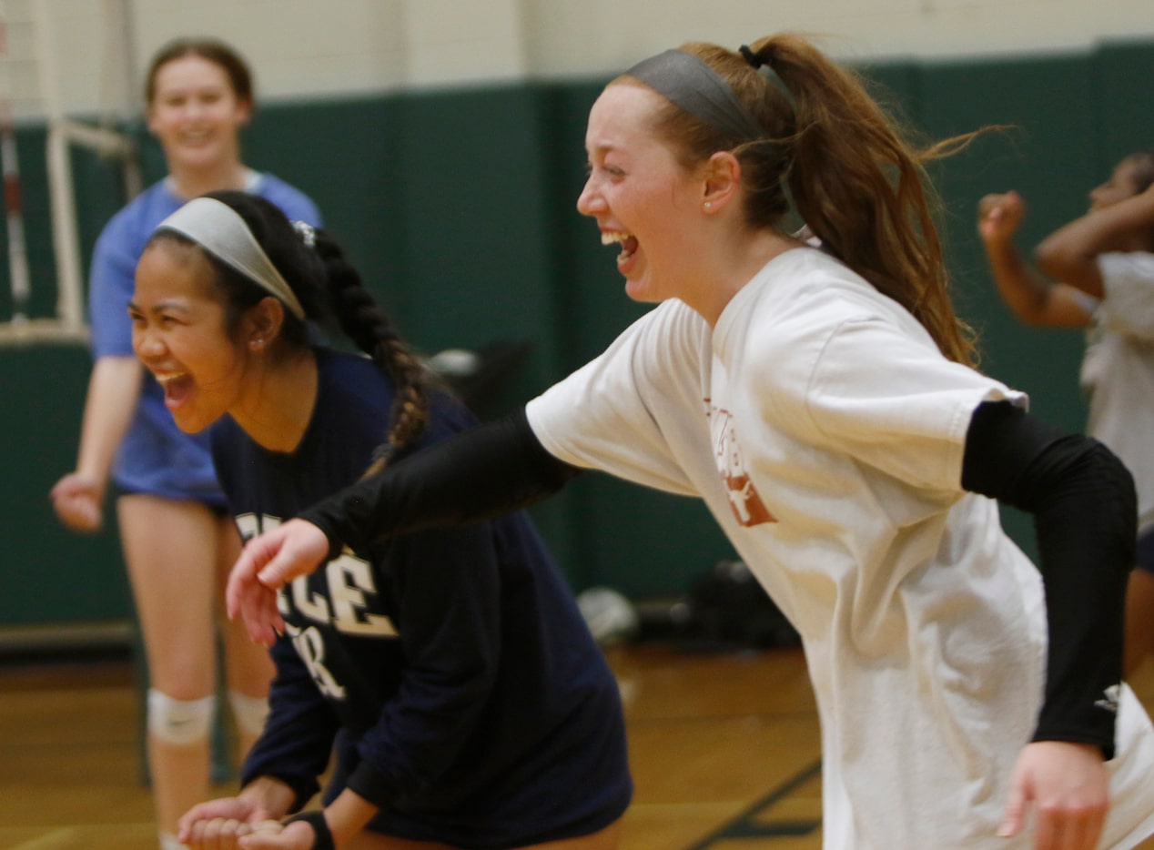 The first day of volleyball practice for the Lady Kats from Kennedale High School proved to...