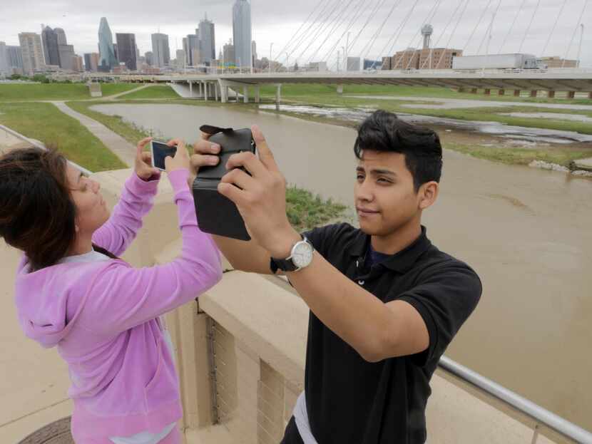 The Continental Avenue Bridge pedestrian park is a great spot to take a selfie with the...