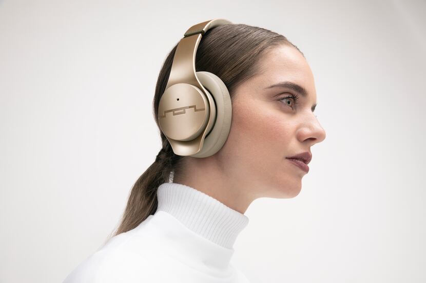 Sol Republic's Soundtrack Pro headphones come in black, silver or gold.