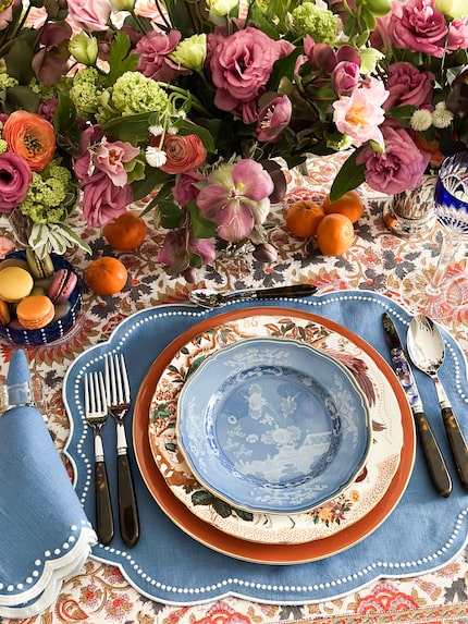 Designer Emily Miller loves these Sabre tortoise shell flatware for their versatility, and...