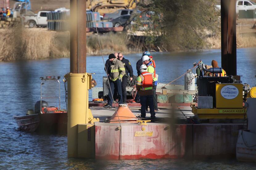 Rescuers were searching late Tuesday, Jan. 28, 2014, in Waco, Texas,  for a missing...