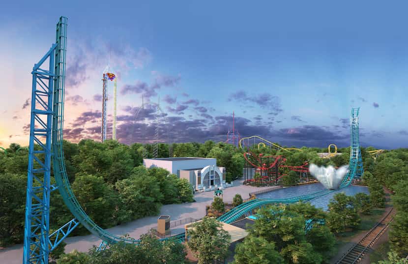 Aquaman: Power Wave is expected to open in the summer of 2022 at Six Flags Over Texas in...