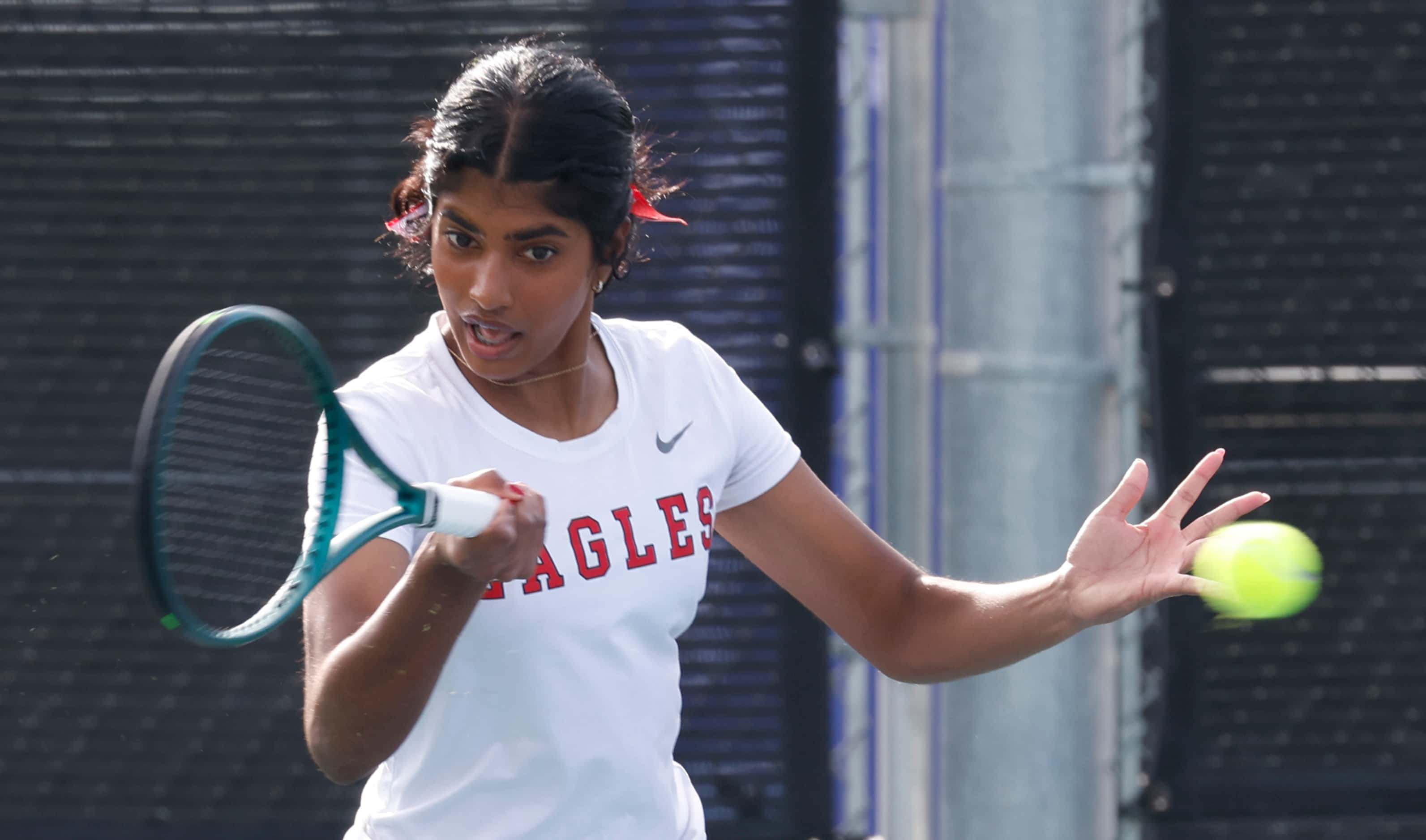 Meghna Arun Kumar, Argyle defeats Maya Diyashev, College Station in girls 5A Finals of the...