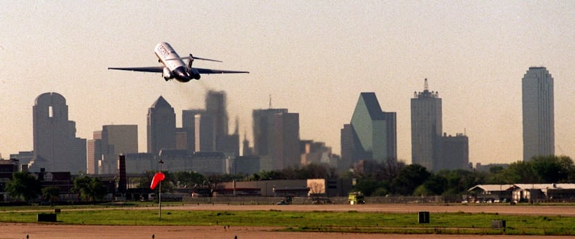 Legend Airlines' inaugural flight left Love Field on April 5, 2000.