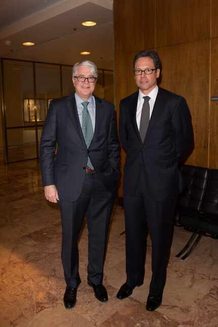 John Sughrue, Chris Byrne  at the Dallas Art Fair Kick-Off Party at Neiman Marcus Downtown...
