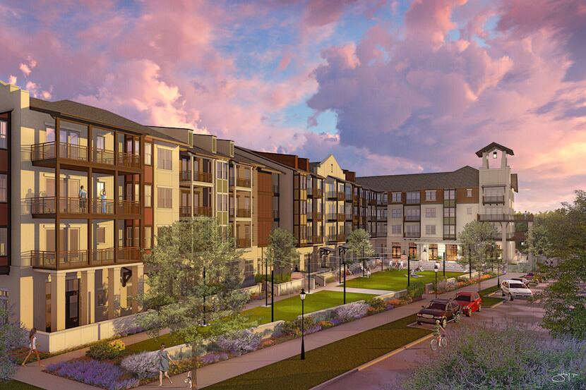  StreetLights Residential is building 325 apartments in the Maxwell building in Frisco....