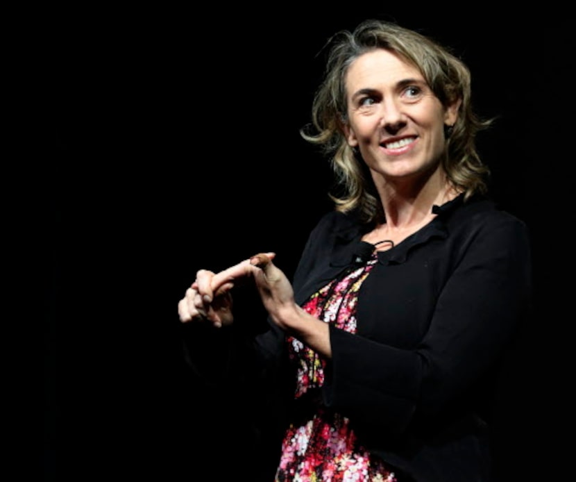 Hope Jahren, autora de Lab Girl, fue la oradora central durante el almuerzo anual de la...