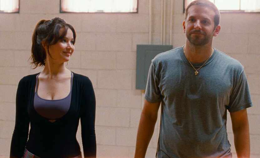 Jennifer Lawrence and Bradley Cooper star in "Silver Linings Playbook," from the Weistein...