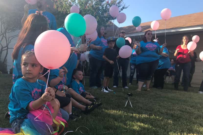 Sutherland Springs celebrates the 17th birthday of Haley Krueger at First Baptist Church of...