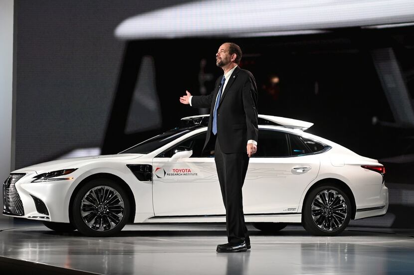 Gill Pratt, CEO Toyota Research Institute, tells an audience at CES that Toyota's advanced...