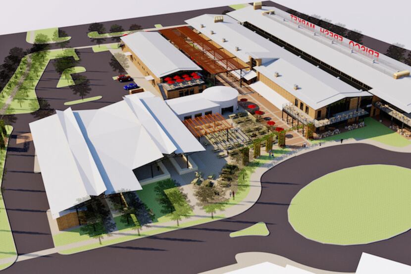  The more than 70,000 square-foot farmers market will include indoor and outdoor selling...