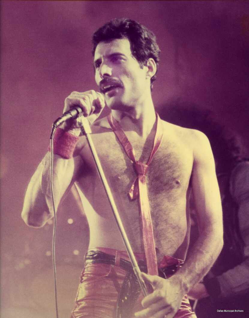 Freddie Mercury, of Queen, August 9, 1980