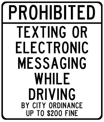 Some cities, like Denton, have had texting bans in place for a while.