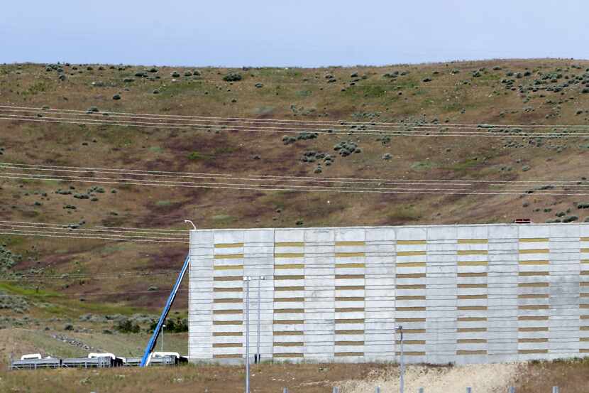 Ground lever view of Utah's NSA Data Center in Bluffdale, Utah, Friday, June 7, 2013....