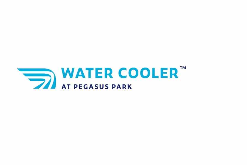 The logo for Water Cooler at Pegasus Park