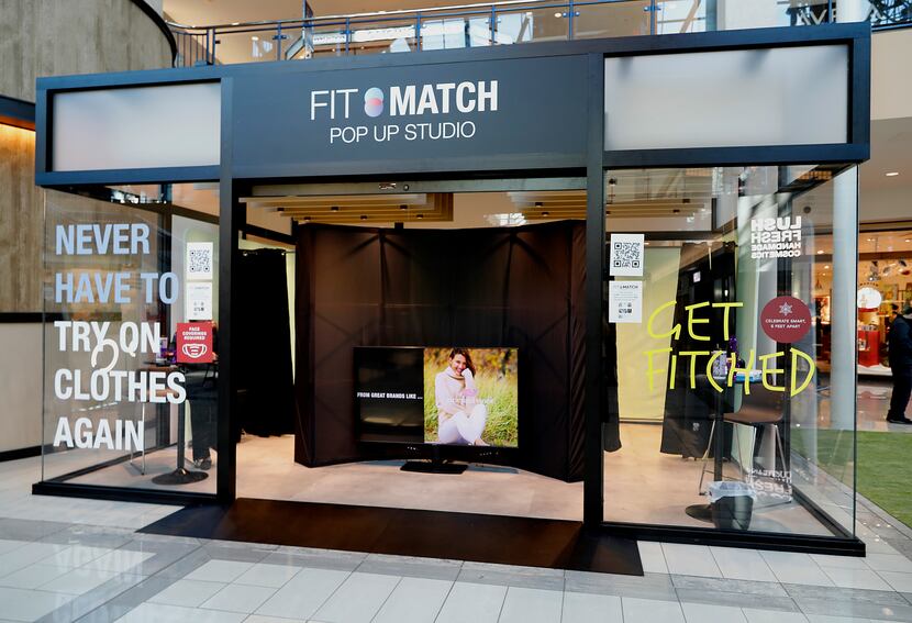 The FIT:MATCH popup studio at Stonebriar Centre in Frisco.
