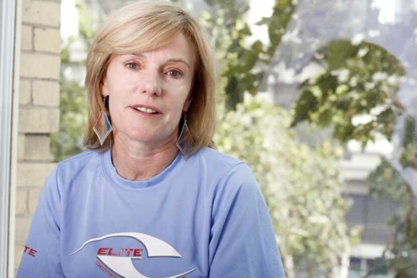 Sixty-year-old Christine Kennedy hopes to become the oldest woman to complete a marathon in...