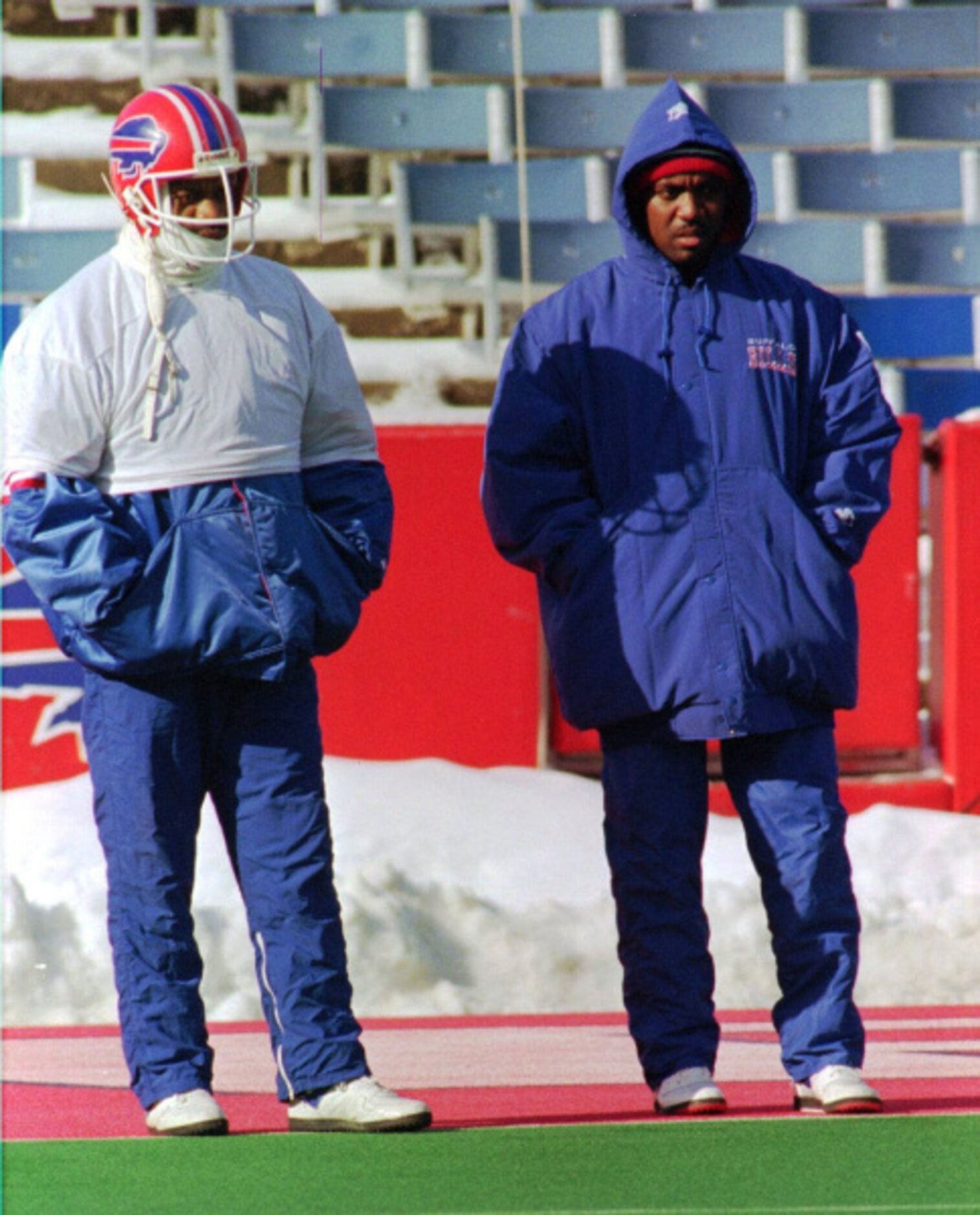 27. Where's my helmet?: 

Buffalo's Thurman Thomas was the NFL MVP in 1991, when he led the...