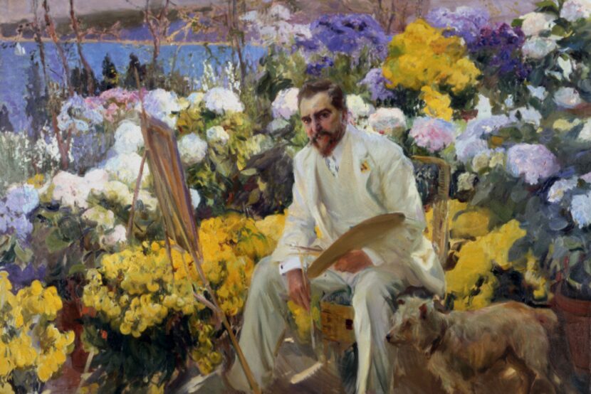 Joaqu?n Sorolla y Bastida (Spanish, 1863-1923), Portrait of Louis Comfort Tiffany, 1911, oil...