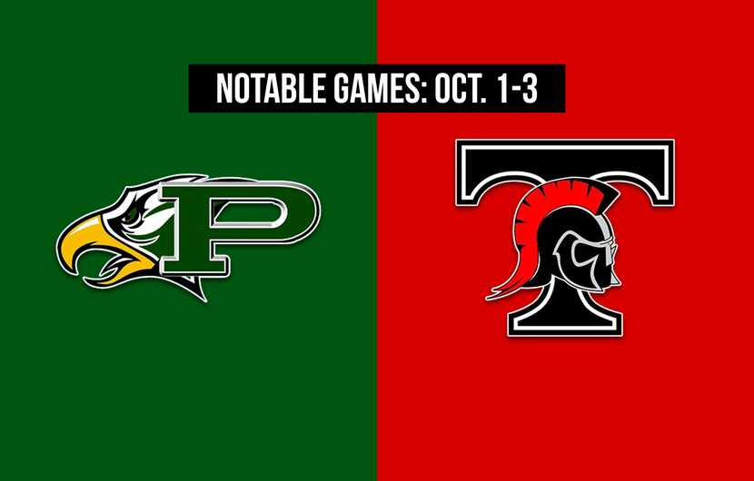 Notable games for the week of Oct. 1-3 of the 2020 season: Prosper vs. Euless Trinity.
