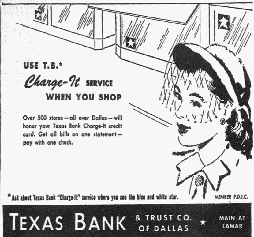 Ad from November 5, 1953 edition of The Dallas Morning News