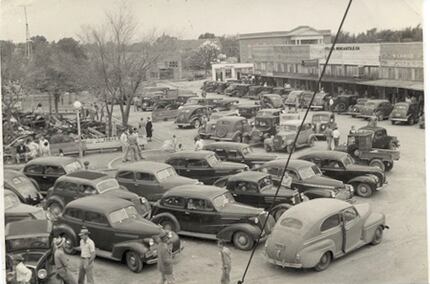 Downtown Celina in 1942.
