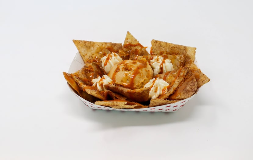 Could you put down a plate of cookie butter nachos? The treat, new to the 2024 State Fair of...