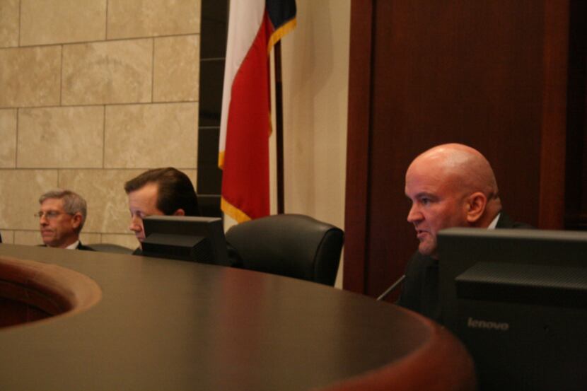 Lewisville City Council Member Greg Tierney (shown right) voted in favor of amending the...