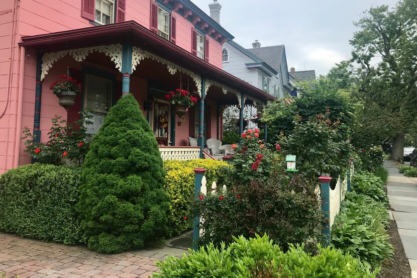 Cape May, N.J., has brightly colored Victorian houses reminiscent of the historic homes on...