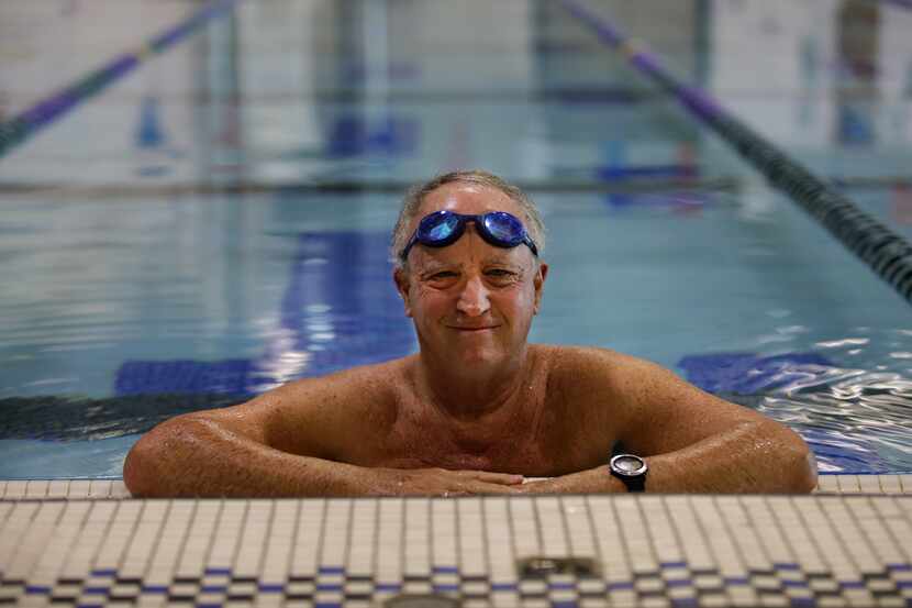 Peter Goodspeed, 70, of Richardson turned to swimming to get back into shape after his...