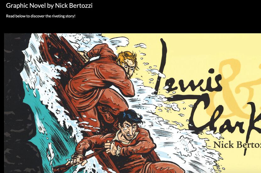 Mesquite teacher Laura Claybrook rolled out a website based on Nick Bertozzi's graphic novel...