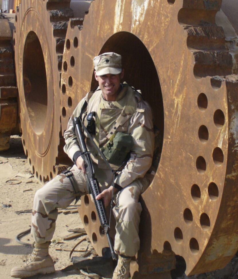Jeff Hensley, who served two tours in Iraq, says he had trouble readjusting to civilian life.