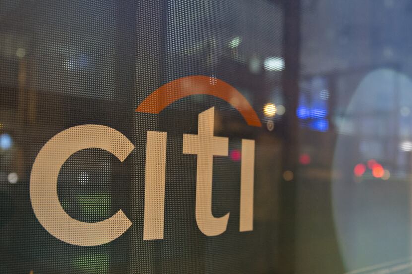 Signage is displayed at a Citigroup Inc. Citibank branch in Washington, D.C., U.S., on Jan....