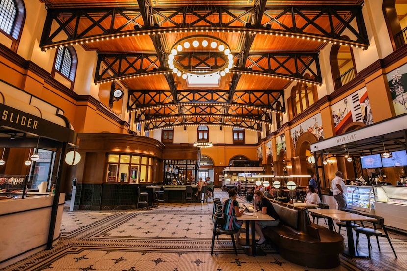 The food court at Grapevine Main 