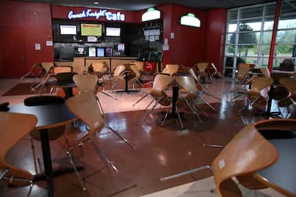 The cafeteria sits empty during a Wednesday morning at the Duncanville Fieldhouse. The...