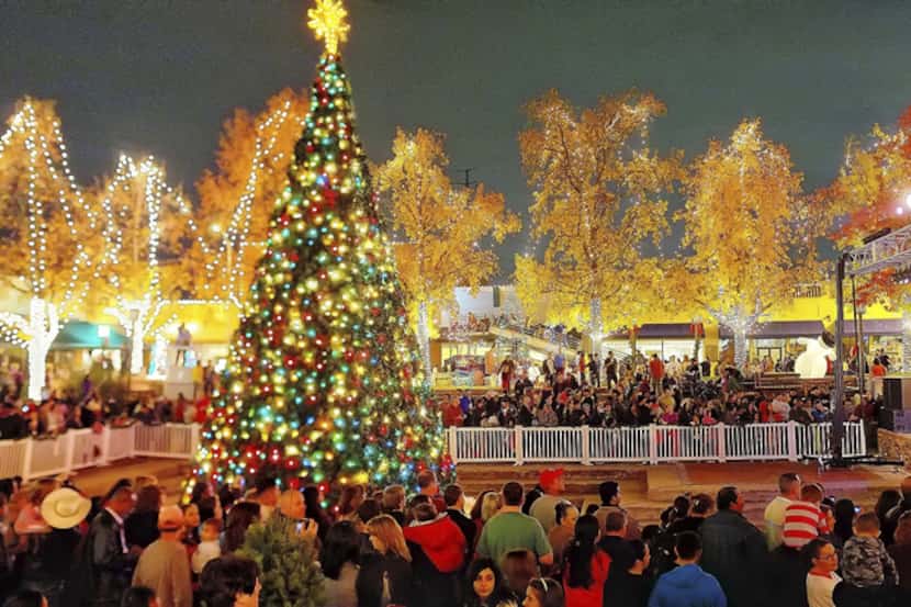 In this file image, a Christmas tree in downtown Garland can be seen.