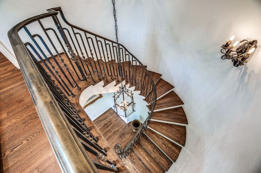 Take a look at the winding staircase inside Adam Saxton and Dan Murphy's nearly 100-year-old...