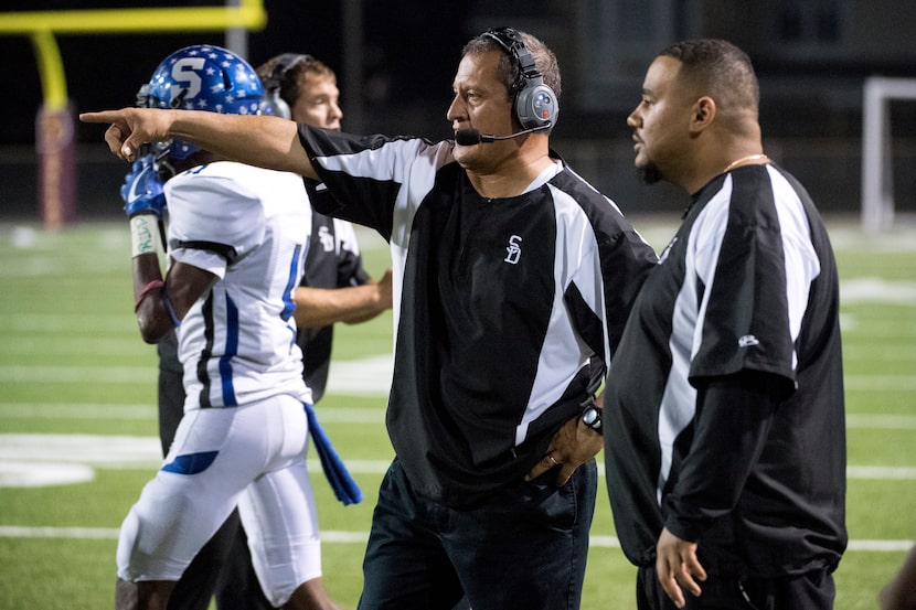 Seagoville head coach Andy Gutierrez, pictured here in 2017, says he's never had as much...