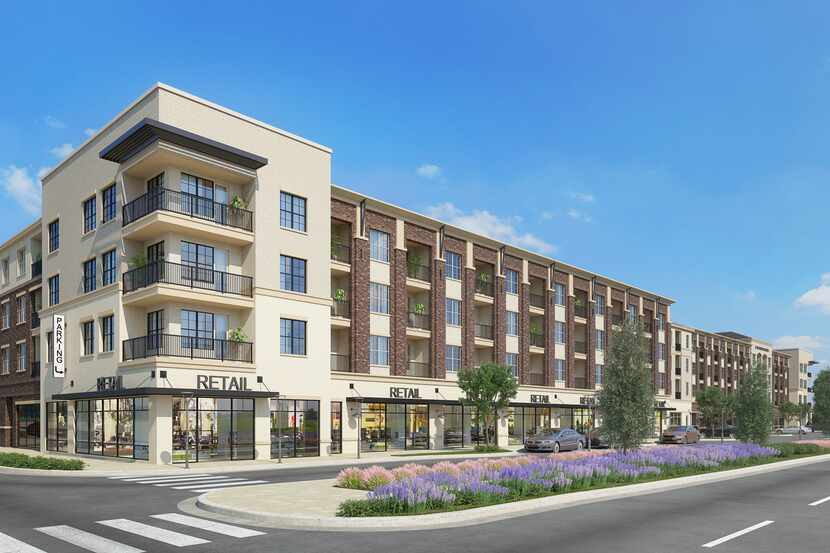 Greystar's Elan Addison Grove rental community will start opening in the fall.