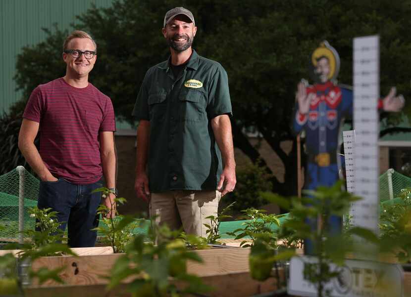 Jason Hayes  (left), creative director for  the State Fair of Texas, and Drew Demler, the...
