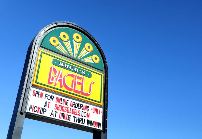 Shug's Bagels in Dallas, TX, on Nov 2, 2023.  (Jason Janik/Special Contributor)