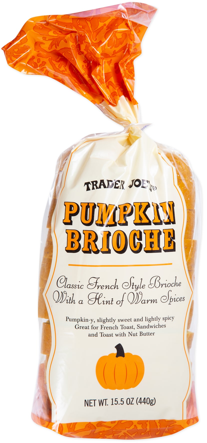 Trader Joe's Pumpkin Brioche. 