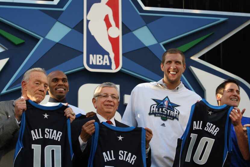 Announcement of 2010 NBA All-Star Game to be held at the new Dallas Cowboys Stadium in...