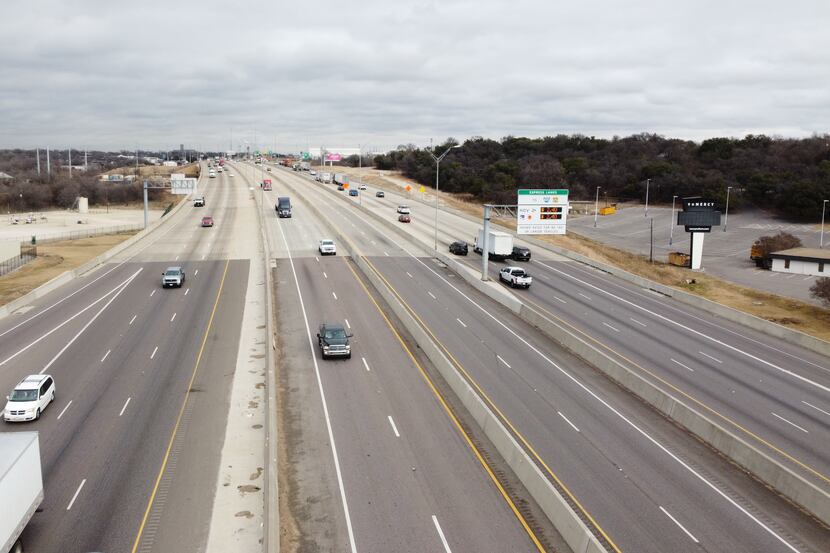 A year ago, the southbound toll lanes on Interstate 35W in Fort Worth were the site of a...