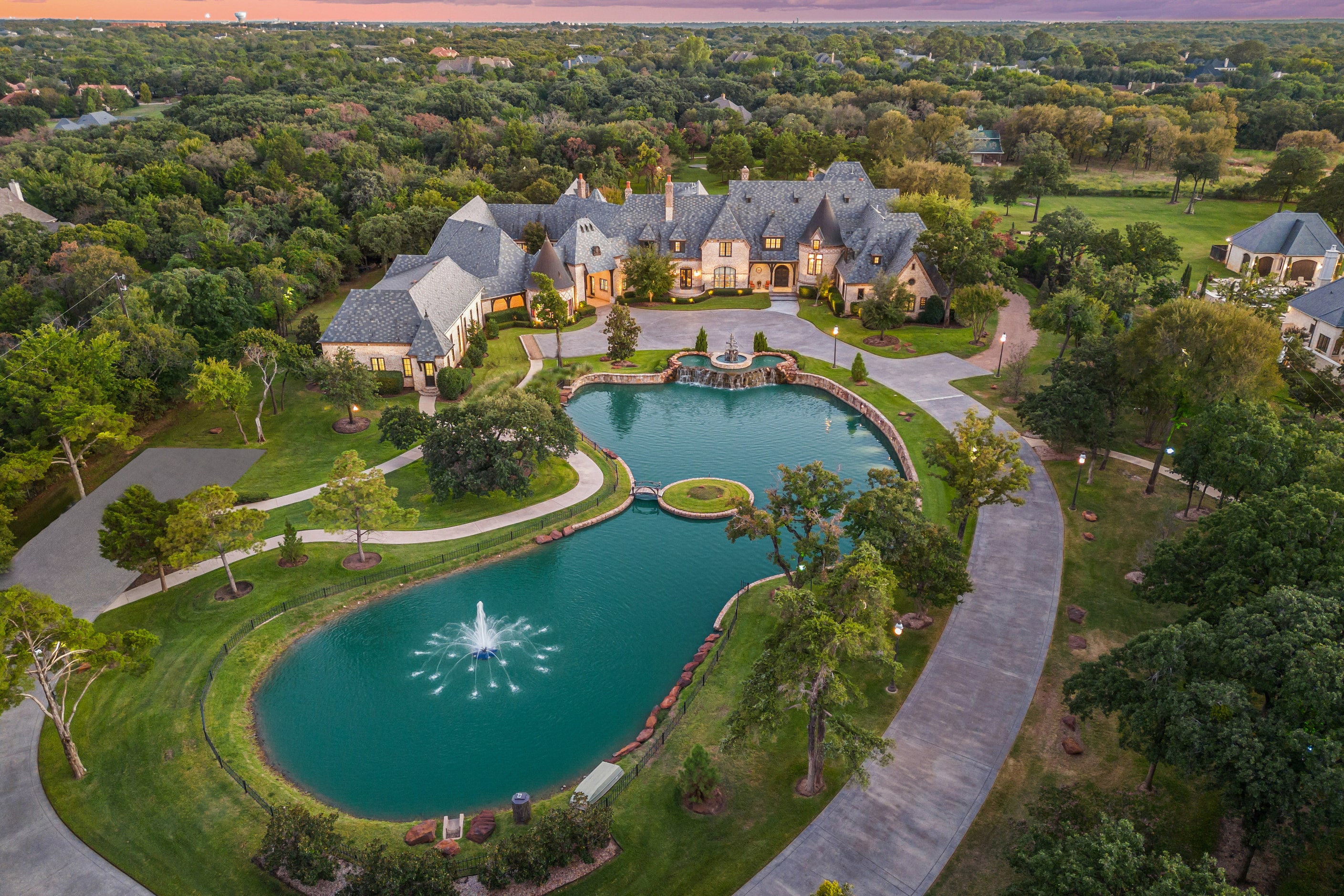 A photo of 935 W Dove Road in Southlake. It was the most expensive home listed in Texas in...