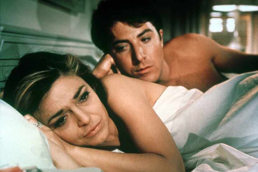 Anne Bancroft and Dustin Hoffman starred in the 1967 film classic, The Graduate. (Rialto...
