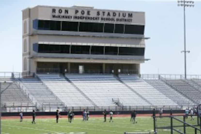  McKinney ISDâs three high schools share 7,000-seat Ron Poe Stadium, built in 1962. (AP...