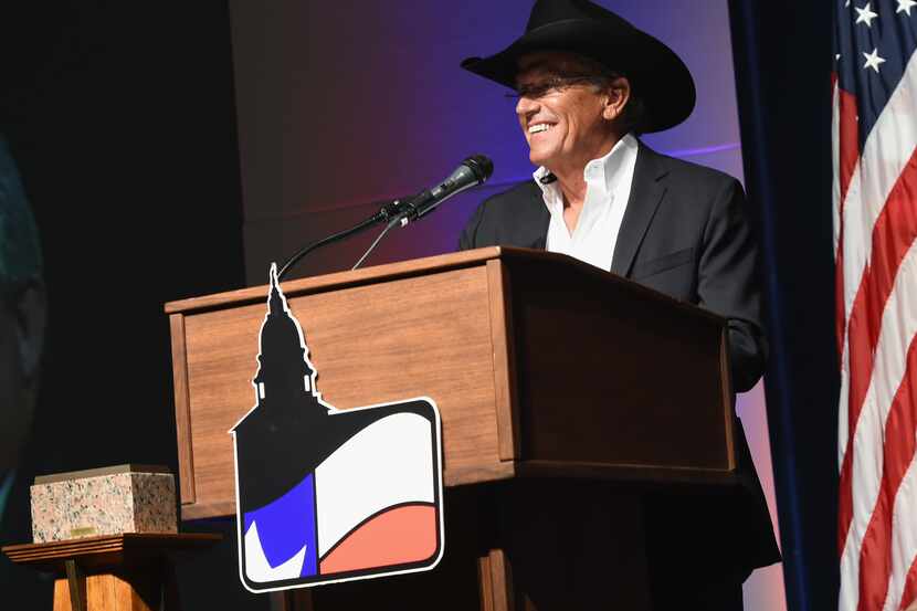 NEW BRAUNFELS, TX - MARCH 23:  George Strait Honored as Texan of the Year at New Braunfels'...